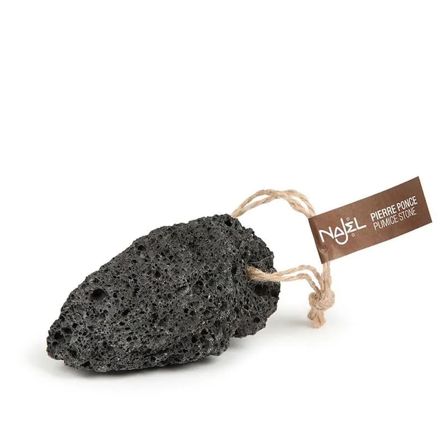 Pedra-pomes de Rocha Vulcânica natural com Cordão de Suspensão | Arogya Shop