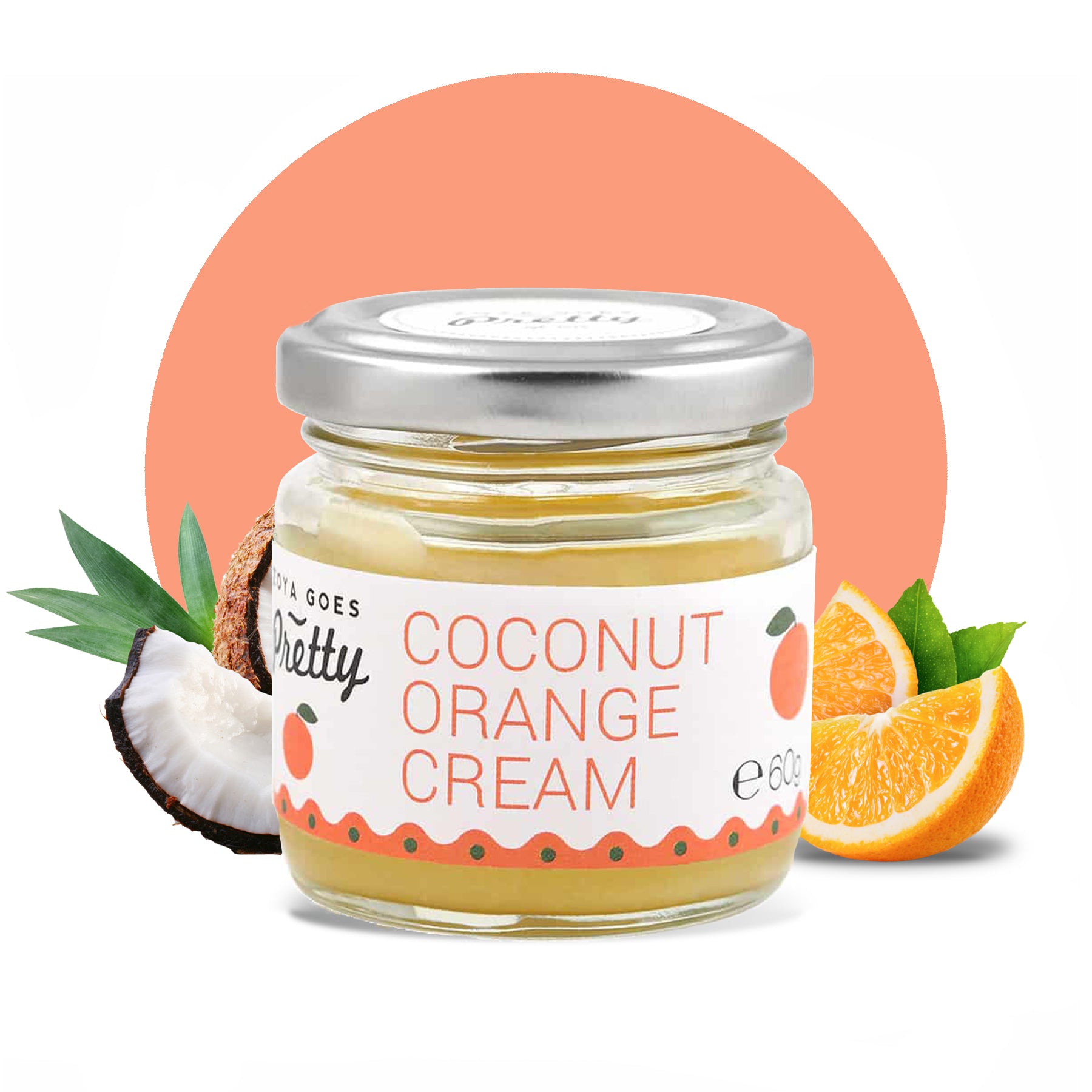 Crema Orgánica para Manos y Cuerpo con Naranja y Coco