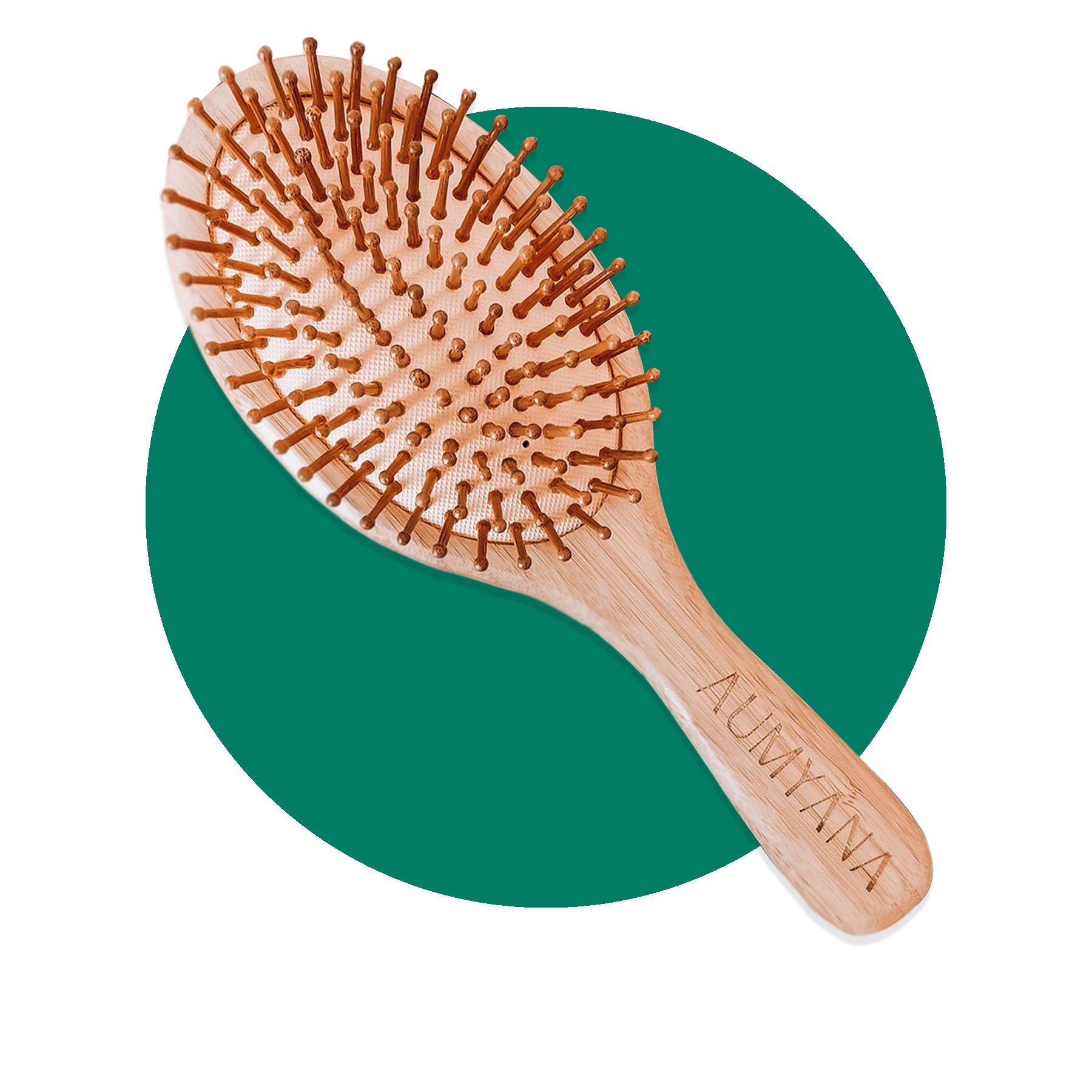 Escova para o Cabelo em Bambu Natural | Arogya Shop