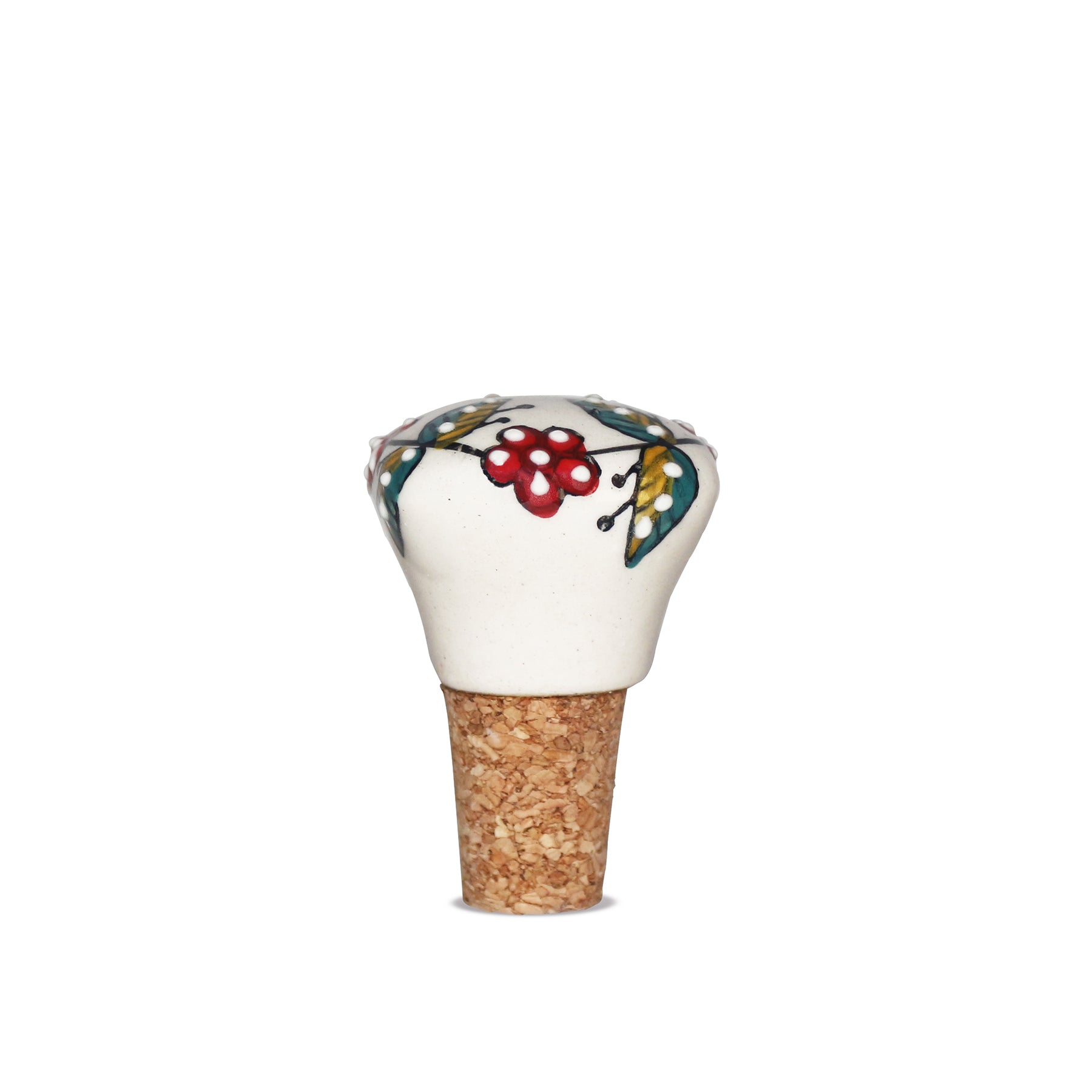 Tappo per Bottiglia Artigianale in Ceramica e Sughero XX