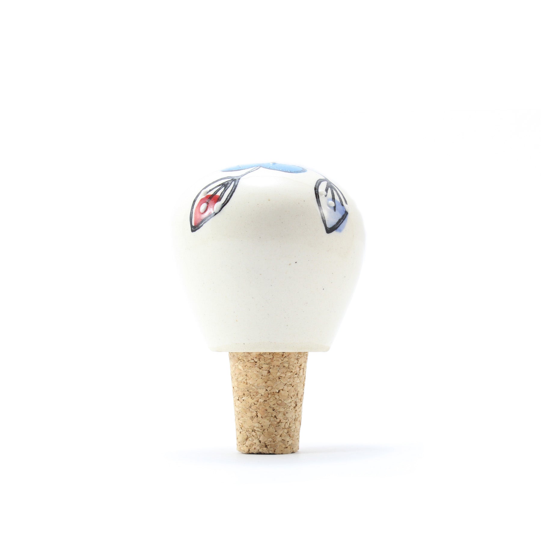 Tappo per Bottiglia Artigianale in Ceramica e Sughero XXVI