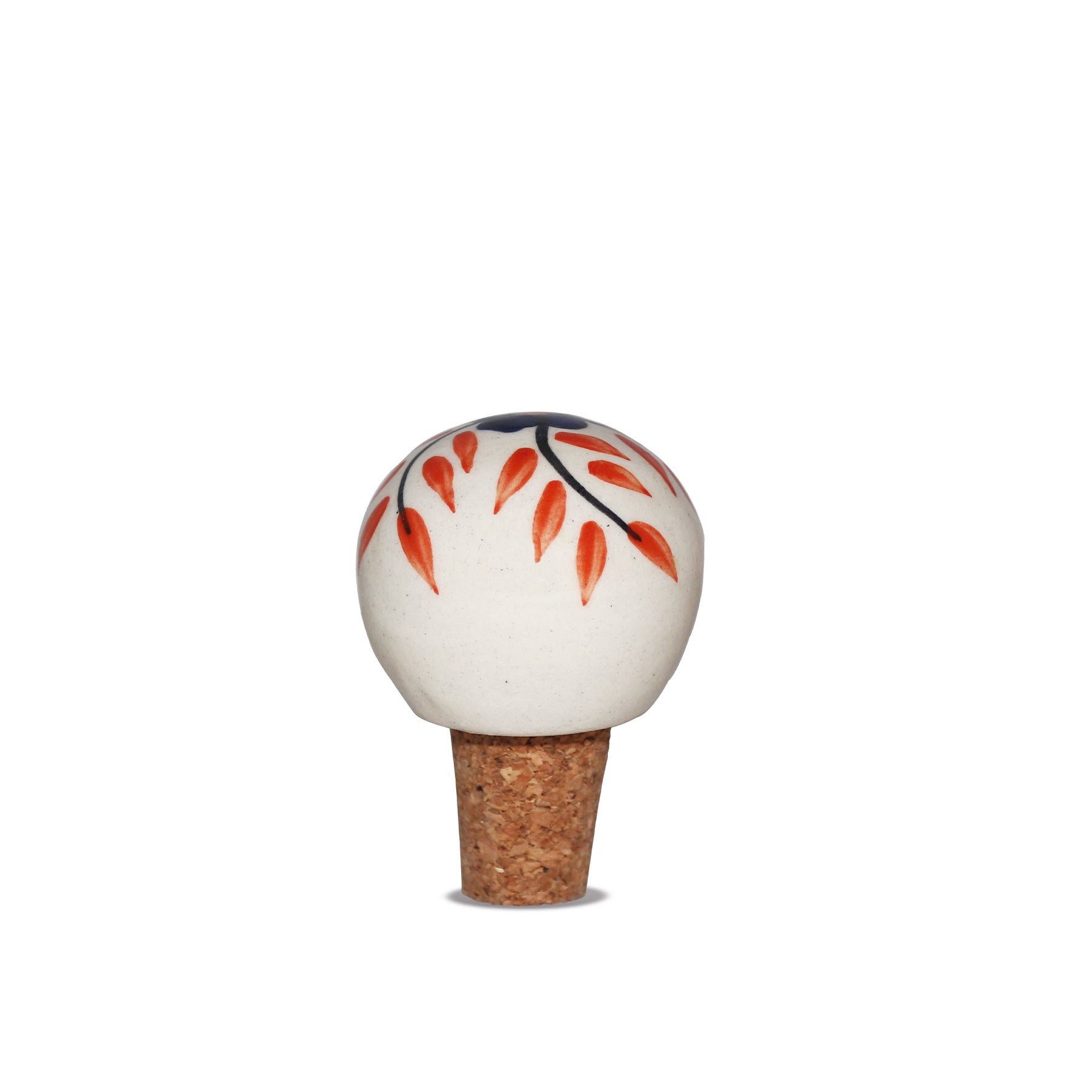 Tappo per Bottiglia Artigianale in Ceramica e Sughero XII