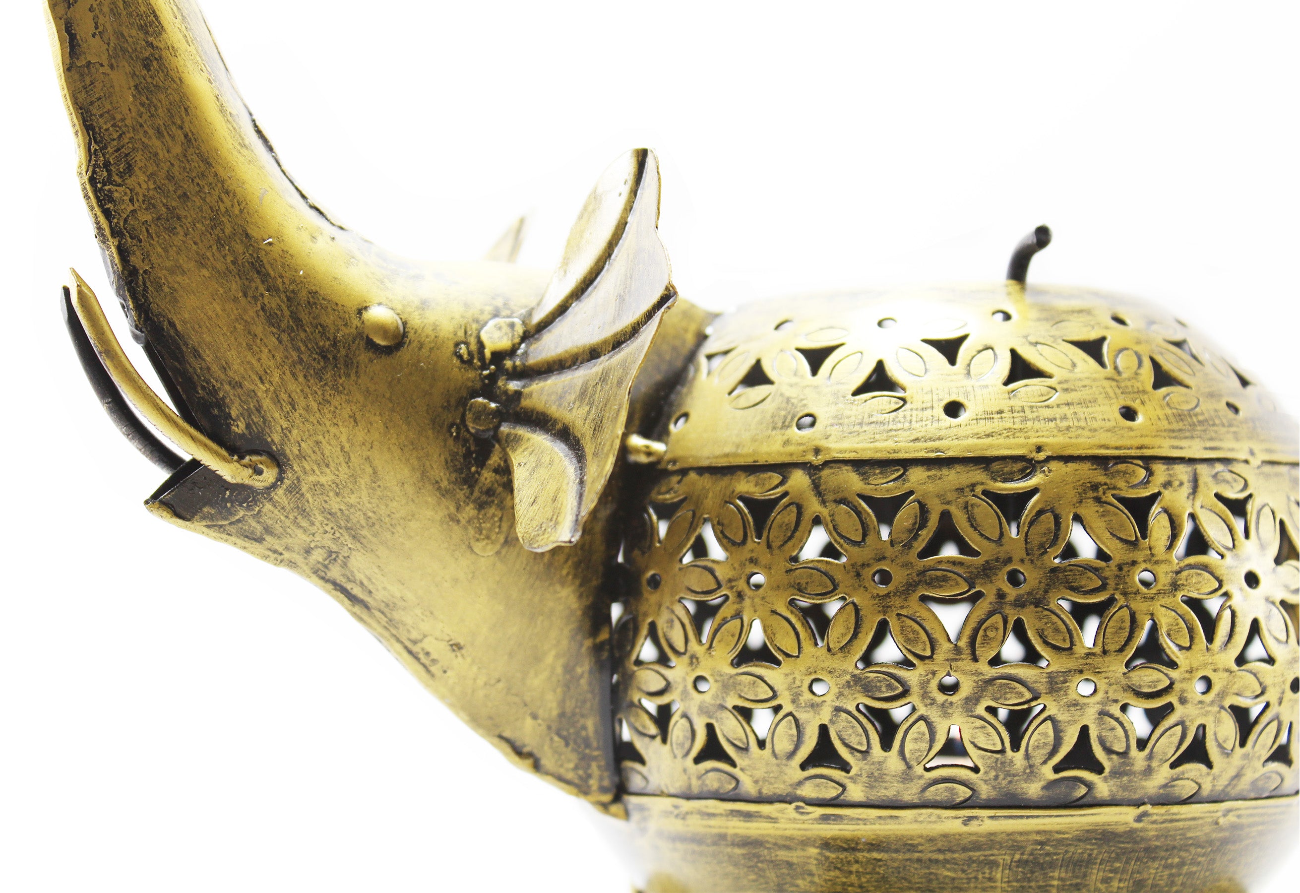 Handcrafted Wrought Iron Tea Light Holder Karii