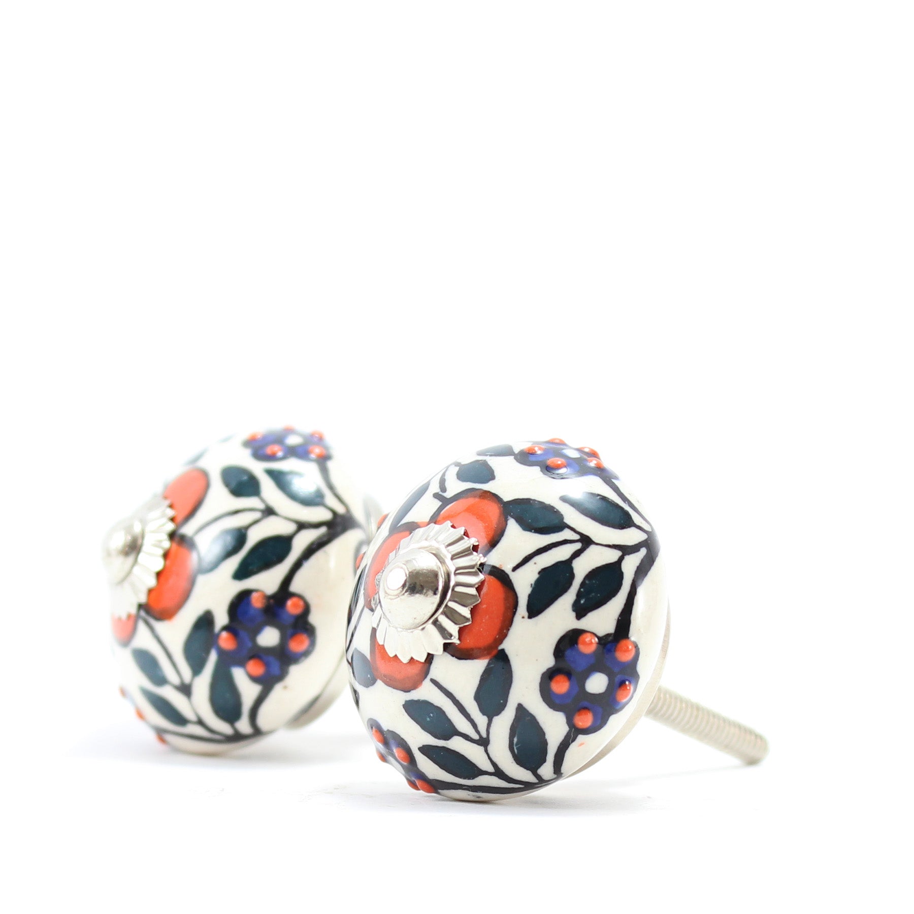 Hand Painted Ceramic Knobs XVII
