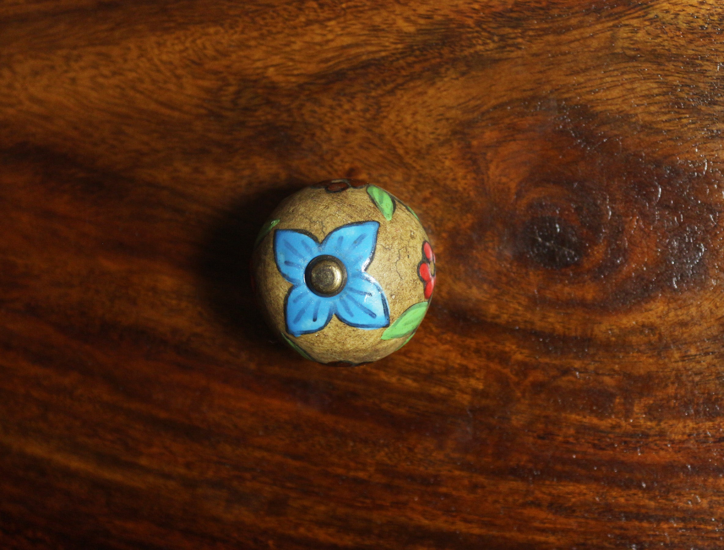 Hand Painted Ceramic Knobs X